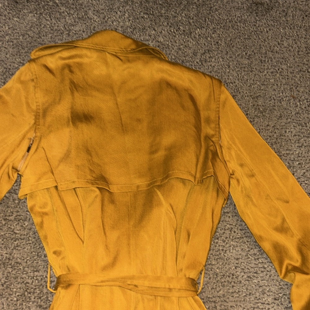 VETTA Camel Brown Trench Coat - Picture 16 of 16